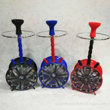 Acrylic nargile tobacco smoke kit car tyre wheel modern design shisha hookah